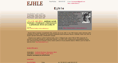 Desktop Screenshot of ejhle.banet.cz